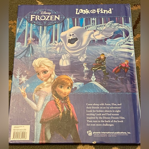 Frozen Look & Find book 🥶 🌬️🧊❄️ - Picture 2 of 12